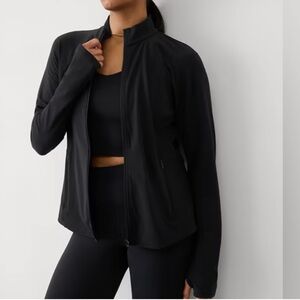 Athleta Women's Salutation Black Full-Zip Jacket